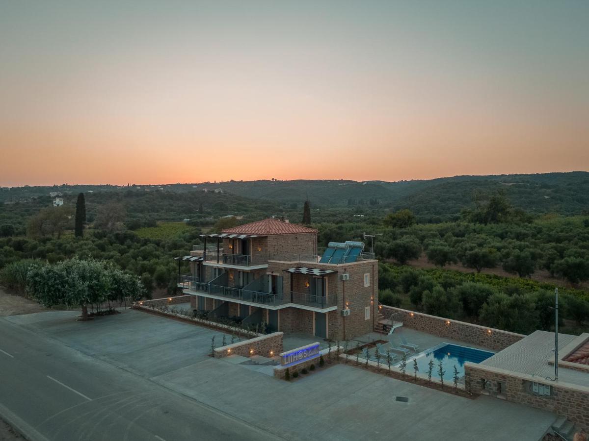 Lithos Suites Finikounda Exterior foto